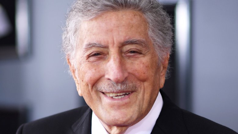 Tony Bennett smiling at an event