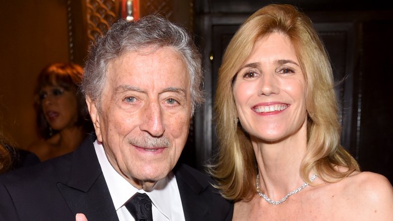 Tony and Susan Bennett smiling at an event