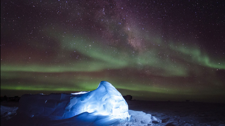 Aurorae seen on Earth.