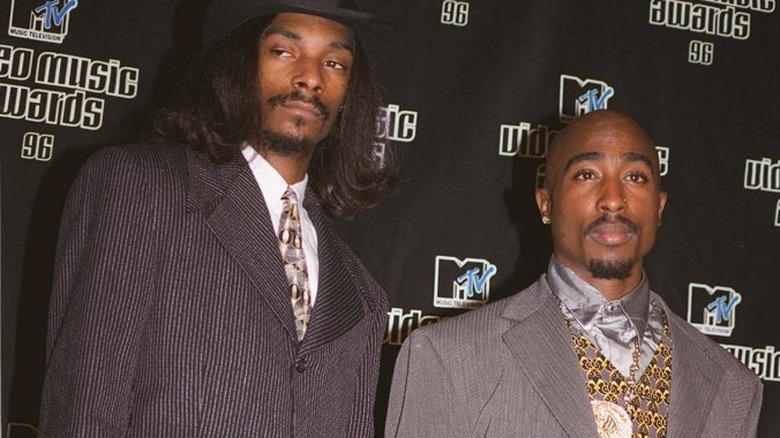 Tupac Shakur and Snoop Dogg
