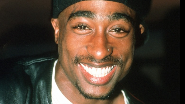 Tupac Shakur smiling