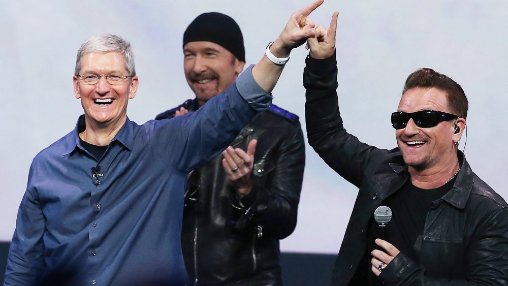 U2 and Tim Cook