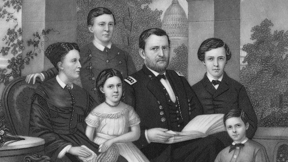 Ulysses S. Grant and family