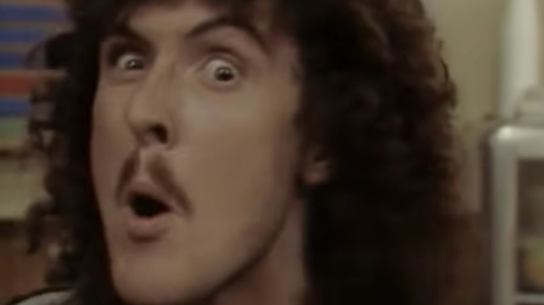 A still of Weird Al Yankovic from the I Love Rocky Road video