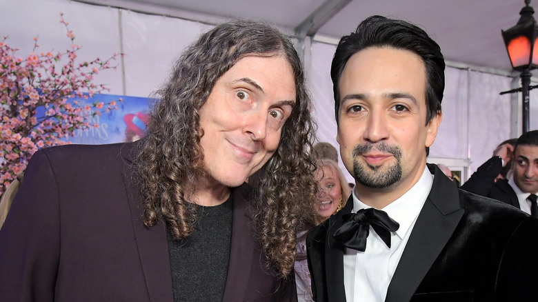 Weird Al and Lin-Manuel Miranda are at an event together.