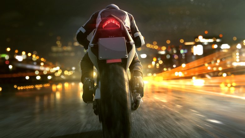 Motorcycle chase