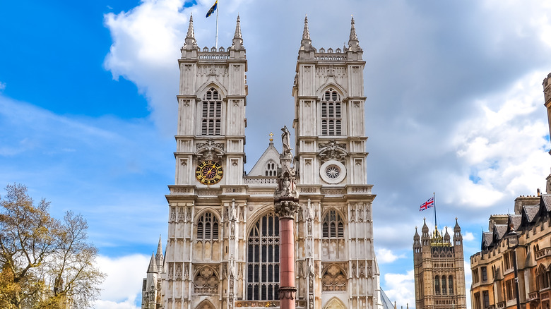 The front of Westminster Abbey