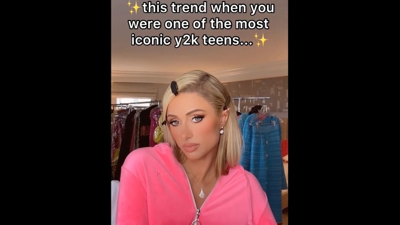 Paris Hilton "Teenage Dirtbag" TikTok