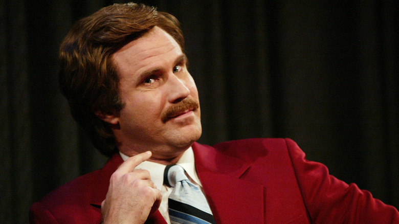 Will Ferrell participates in Q&A as Ron Burgundy