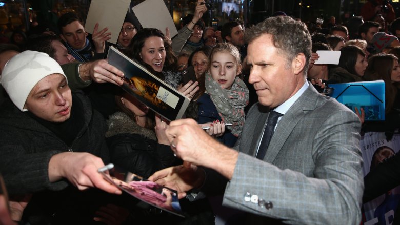 will ferrell signing autographs