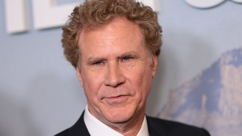 Will Ferrell posing for photo at Will and Harper premiere