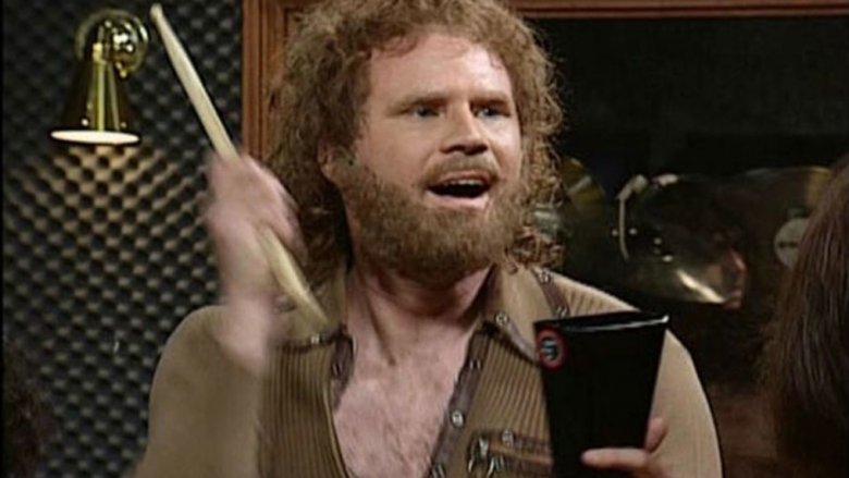 will ferrell plays cowbell in SNL skit