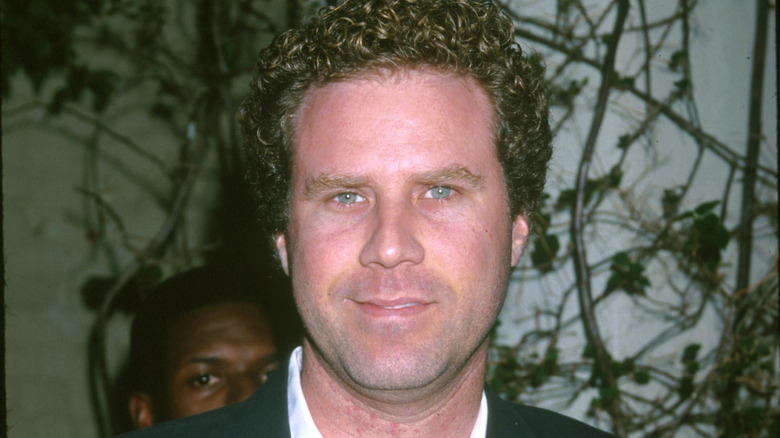 Will Ferrell straight faced at 1999 NBC event