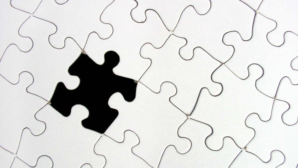 A missing puzzle piece meant to symbolize runaway children