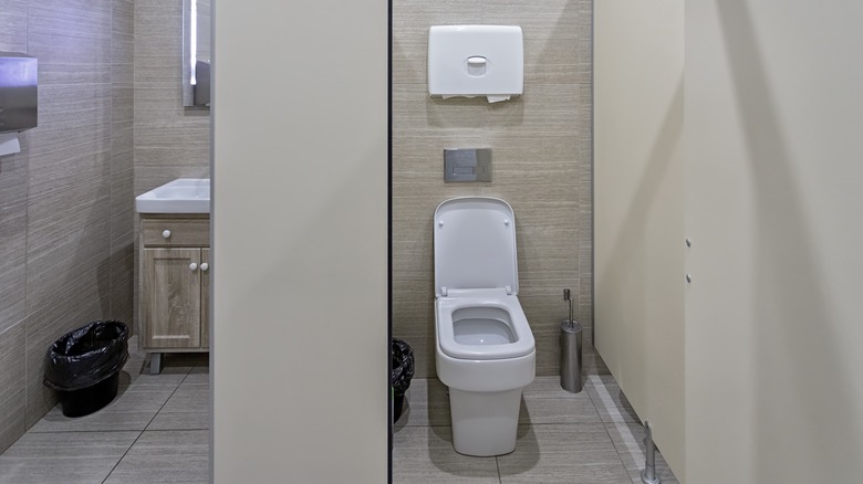 a public toilet