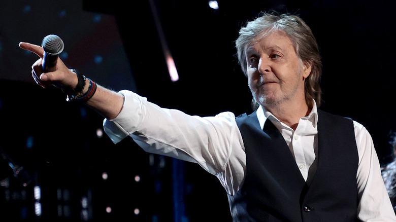 Paul McCartney on stage