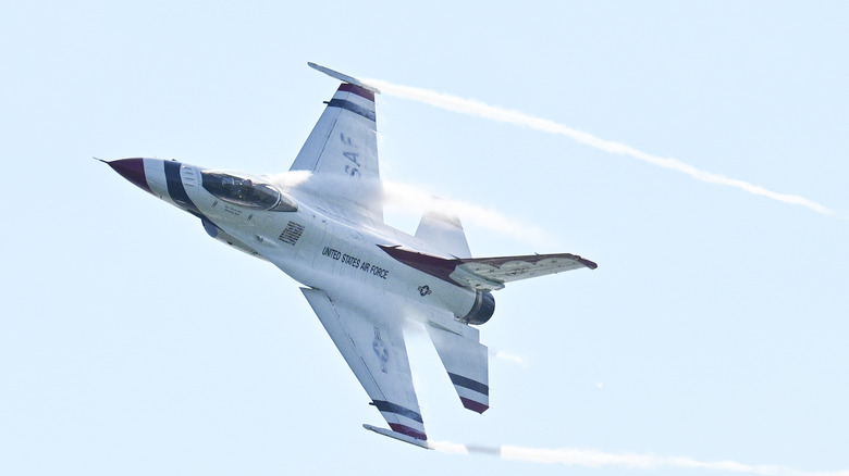 United States Air Force plane in flight