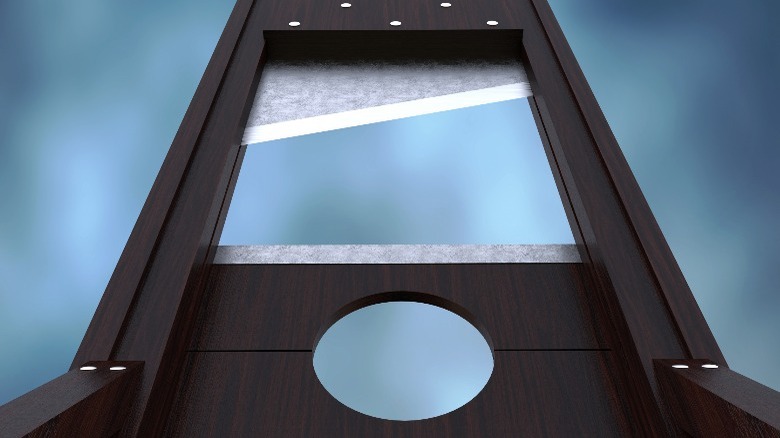 The guillotine awaits