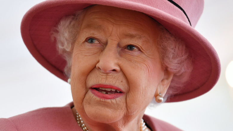 Queen Elizabeth II smiling