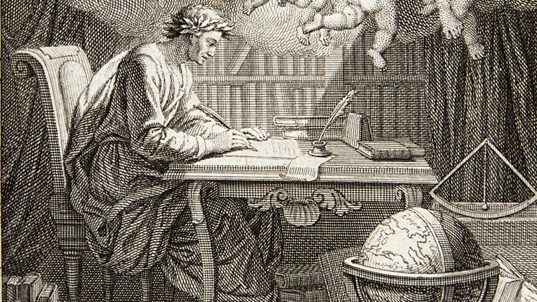 An illustration of Isaac Newton
