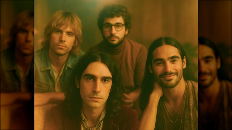 Ai generated image of imagined members of band the Velvet Sundown