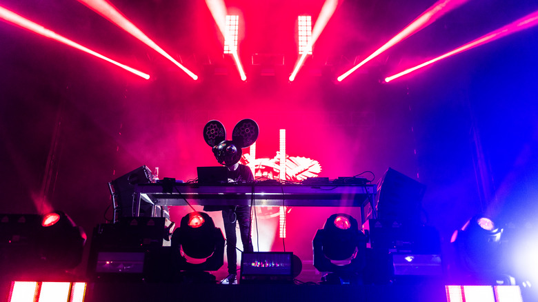 Deadmau5 on stage