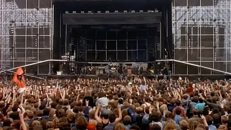 still of concert crowd from For Those About to Rock: Monsters in Moscow