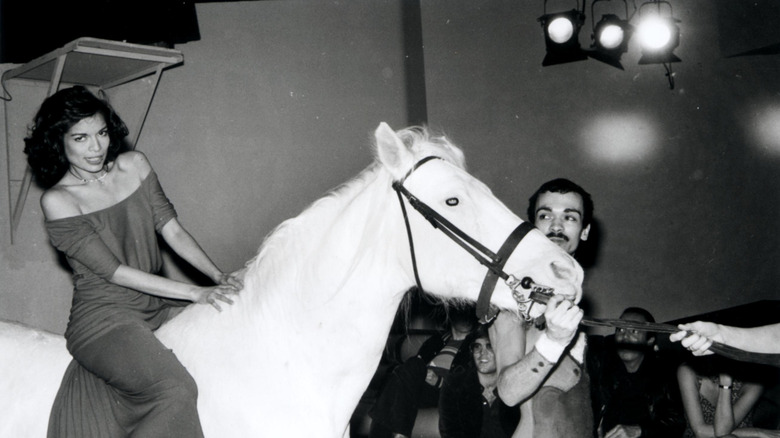 Bianca Jagger at Studio 54, 1977