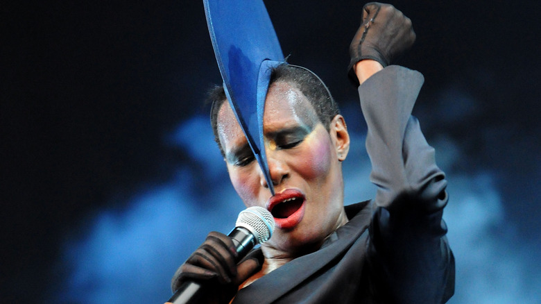 Grace Jones singing