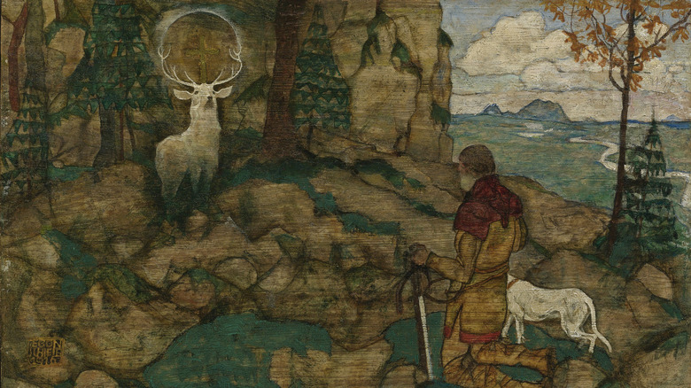 the vision of saint hubert