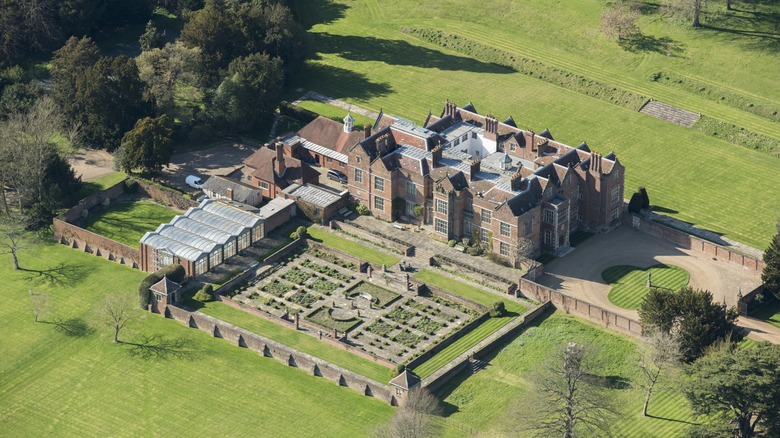 Chequers aerial view