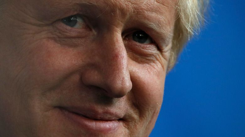 Boris Johnson close up