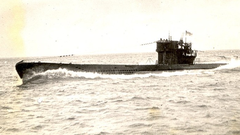 U-boat at sea