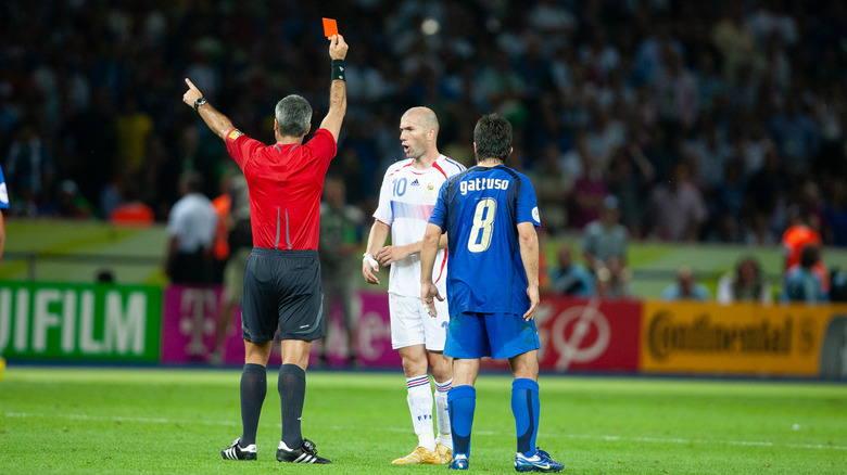 Zinedine Zidane is sent off, 2006 World Cup final