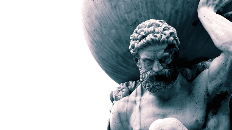 Atlas holding up the world