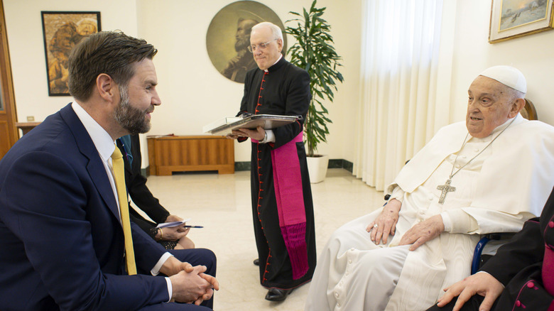 Vance and Pope Francis.