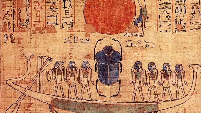 Nun raising the sun