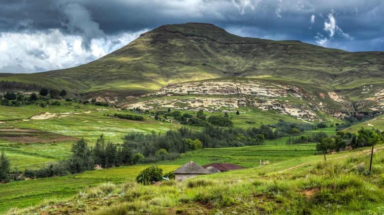 Lesotho mountainous landscape