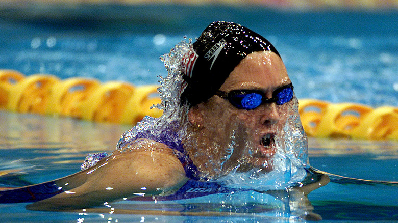 Trischa Zorn swimming