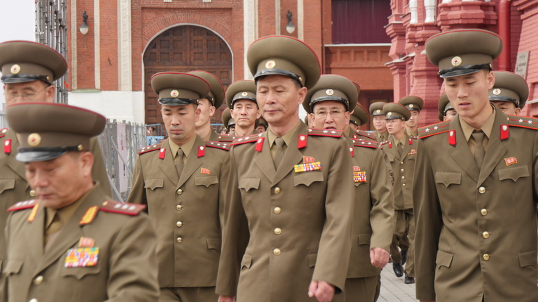 North Korean soldiers