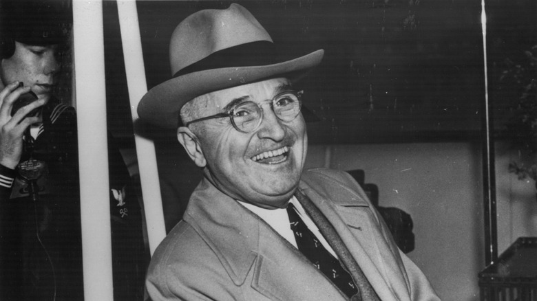 Harry Truman smiling