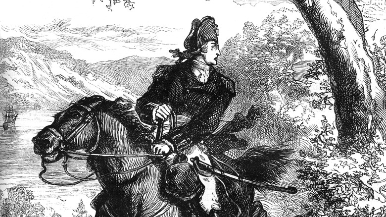 benedict arnold riding horse