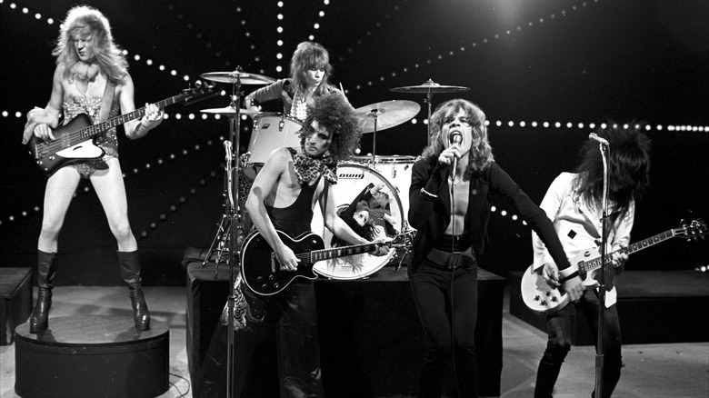 The New York Dolls perform live