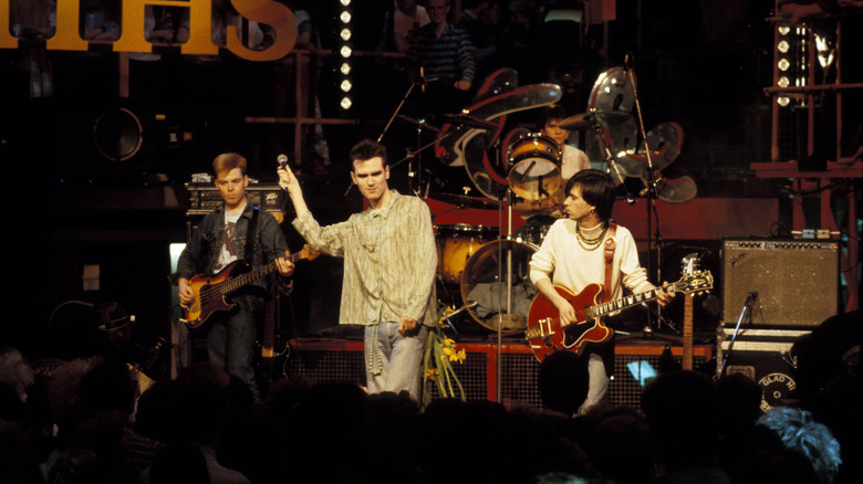 The Smiths performing live