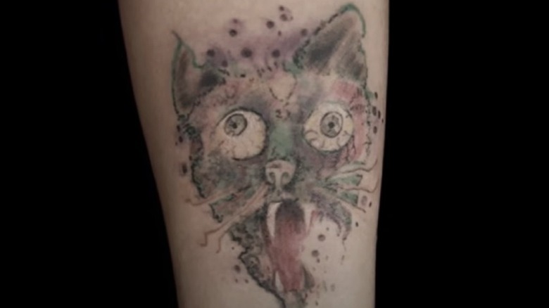Acid Cat tattoo