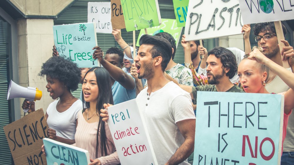 climate change protest