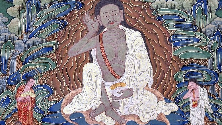 painting of milarepa