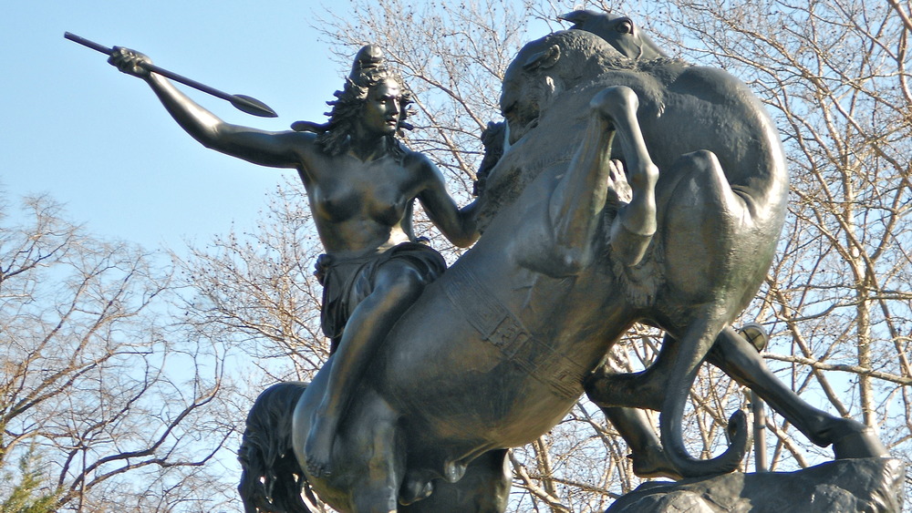 amazon on horseback