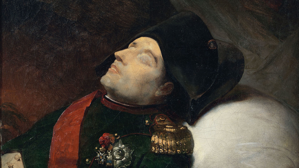 Painting of Napoelon on his death bed