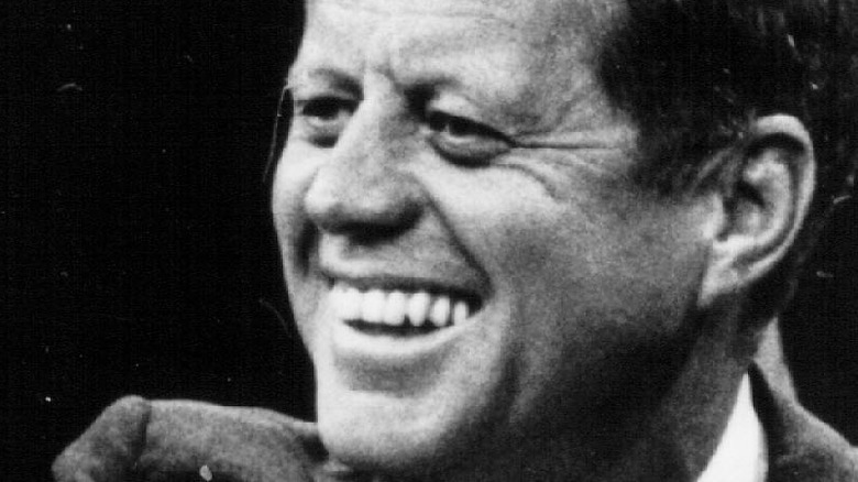 JFK smiling